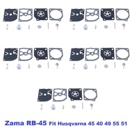 5pc Carburetor Repair Rebuild Kit for Zama RB-45 C1Q-EL1 C1Q-EL6 C1Q-M43 HUSQVARNA 40 45 49 55 51 24