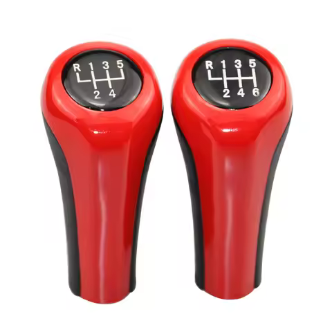 5/6 Speed Manual Car Gear Shift Knob Red Yellow for BMW 1 3 5 6 7 M4 M5 E32 E36 Z8 E46 E53 E60 E64 E