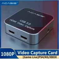**ACASIS HD Video Capture Card 4K 30P In Out 1080P 60fps For Game & Video Live Stream