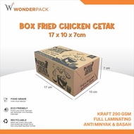 BOX FRIED CHICKEN KRAFT PE 290 GSM PRINT