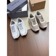 Hogan-Style Casual Shoes - Thick Sole, Height Increase, White Women's Shoe