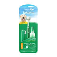 TROPICLEAN Fresh Breath Oral Care Kit For Dogs - Small&Medium/Large 59ml口腔护理套件-小型/中型59毫升