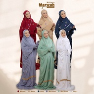 mukenah rukoh Lajuran bahan rayon mukena marwah dewasa arrafi ori