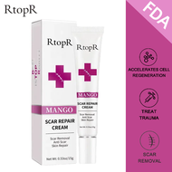RtopR FDA ครีมขจัดแผลเป็น ครีมบํารุงผิว แผลเป็นจางหาย ลดรอยแตกลาย ครีมทารอยแผลเป็น Scar Repair Cream 15g