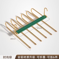 MUJI Folding Multi-layer No Trace Magic Pants Hanger Wardrobe Hanging Storage Device ชุดตากางเกงแบบพ