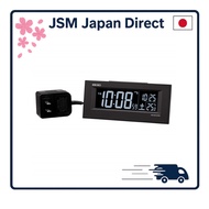【Direct From Japan】Seiko Clock Table Clock 01: Black Dimensions: 6.4 x 15.4 x 3.9 cm Alarm Clock, Ra