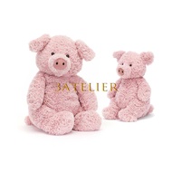 jELLYCAT Barnabus Pig Plush Toy Huge & Medium