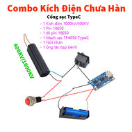 Kích Điện Cao Áp Vào 3V7-6V ra 400KV 1000KV (Máy đánh lửa dùi cui) - Module tăng áp