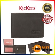 KICKERS ORIGINAL GENUINE LEATHER WALLET LELAKI PEREMPUAN WALLET MEN WOMEN KULIT BRANDED