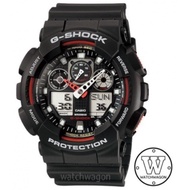 [Watchwagon] Casio G-Shock GA-100-1A4 Black Resin Band Analog Digital Gents Sports ga-100 ga100 ga-1