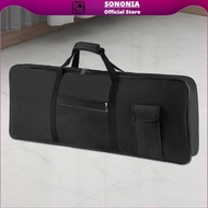 [SONONIA] Keyboard Case with 76 Keys, Waterproof Padded Handbag, Storage Bag for Portable Thick Keyb