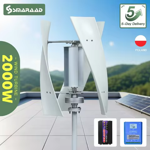 2000W Free Energy Vertical Wind Turbine Generator Magnetic Dynamo Free Energy Strong Power Ac 220v I