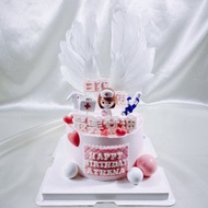 護士 白衣天使 生日蛋糕 造型 客製 翻糖 母親節 6吋 面交