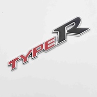 APP 3d Metal Type S Logo Type R Badge Car Front Grill Emblem For Accord Civic FK2 FN2 EP3 Type S Typ