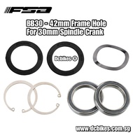 Full Speed Ahead BB30 Road 42mm FSA Bottom Bracket BB Bearings For 30mm Short Crank Spindle BB42-68-