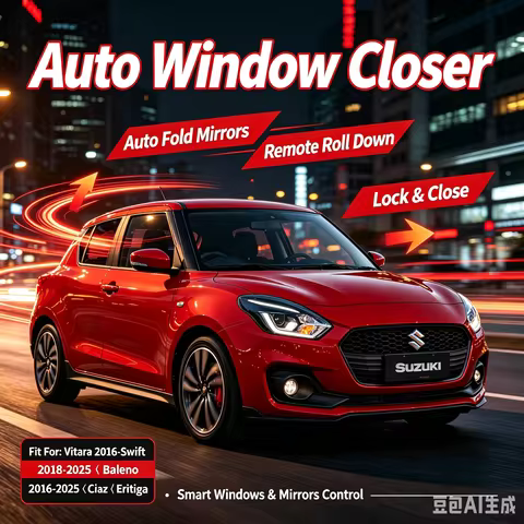 Automatic Window Closer Roll Up + Mirror Folding Module For Suzuki Vitara Swift Baleno Ciaz Ertiga 2