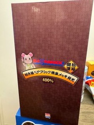 BE@RBRICK 招財き貓 400% 桃金メッキ 發光