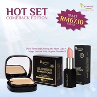 +🎁 NEW CASING DD Moist Cake Medium / Light Nurraysa Bedak Compact / Free Gift Bubble Wrap 🎁+