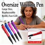 Props Fun Creative Gift, Oversize Big Big Ballpoint Pen, Large Writting Pen Stationery, Neutral Pen 
