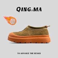 QING_MA | รองเท้าบูทหิมะกันลื่นสำหรับฤดูหนาวกลางแจ้ง