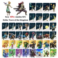 ตำนานของ Zelda Tears Of The Kingdom Ganondorf สวิตช์ Amiibo การ์ดเชื่อมต่อ NFC 40ชิ้น/ชุดการ์ดเกมคอลเลกชัน
