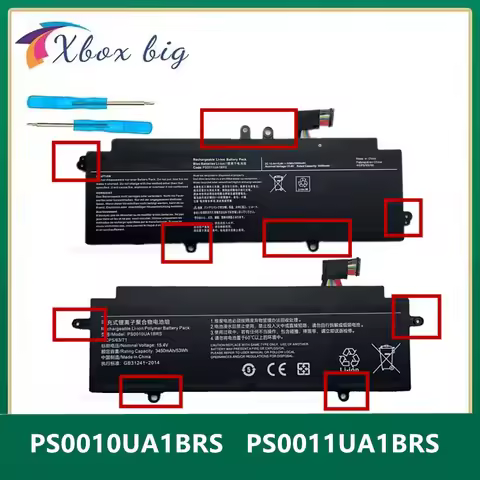 PS0010UA1BRS PS0011UA1BRS 15.4V 53Wh 3450mAh Laptop Battery For Toshiba Dynabook Portege X30W-J X30L