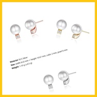 ML Korean Local Stock HAESOOL GME63 Pearl Stud Earring Available via ML Proxy Buy