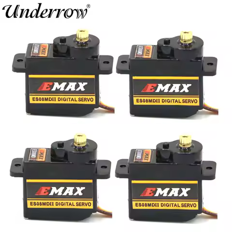 EMAX ES08MDII ES08MD II Metal GEAR Digital Servo up sg90 ES08A ES08MA MG90S TREX 450 For Rc Airplane