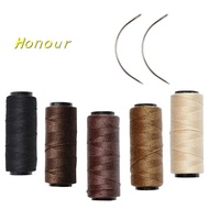 [Honour-t] 1 Pcs Weaving Threads With 2 Pcs C Shaped Needles Hair Salon Supplies Crochet Hook Needle