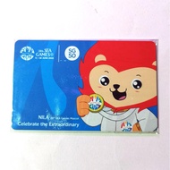 28th SEA GAMES 2015 SG50 Celebrate the Extraordinary Nila Blue Ezlink Ez-Link Card *collectible spor