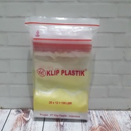 Ziplock zipper clip plastic 12x20cm 12x20 cm 20x12cm 20x12