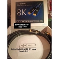 Atelier Rullit HDMI 8K 2.1 cable (3m)