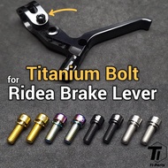 Titanium Bolt for Ridea Brake Lever | Birdy Brompton Trifold Aceoffix Pikes Royal | Grade 5 Titanium Singapore