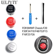 【BUYIT】รถจัดแต่งทรงผม ENGINE START STOP สวิตช์เปิดปิดปกสำหรับ BMW F แชสซี F20 F30 F34 F10 F48 F52 F1