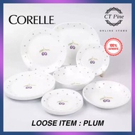 Corelle Plum PU [Loose Item] /// Classy Bread Luncheon Dinner Fish Soup Serving Pinggan Saucer Bowl Cereal Mangkuk