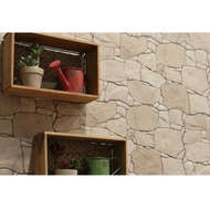 Keramik Dinding Batu Alam ROMAN Interlock dRiverstone Series KW1 30x60