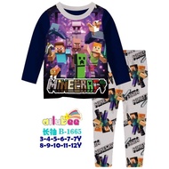 Ailubee Kids Pajamas B1665~ Minecraft