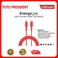 MYMOSH Type-C To Type-C Cable support fast charge Power Charger PD 30KG tear resistant (1.2M 0.26M )