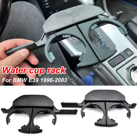 Front Rear Dual Car Drink Cup Holder For BMW E39 520i 525i 528i 520d 1997-2003 51168184520 511681902