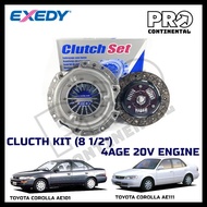 EXEDY DAIKIN TOYOTA COROLLA SEG AE101 AE111 4AGE 20V (8 1/2") CLUTCH KIT SET