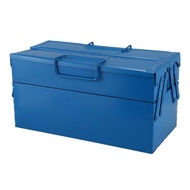 【จัดส่งจากกทม】‍️กล่องเก็บเครื่องมือช่าง กล่องเครื่องมือ 2ชั้น Tool Box 34*16*16cm สีน้ำเงิน