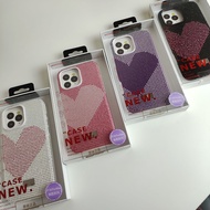 Case For Iphone 17/ 16/15/Pro/Max MEEPHONE Lucian Glitter Diamond Heart