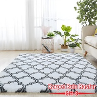 KARPET BULU RASFUR (UKURAN 180 X 120)