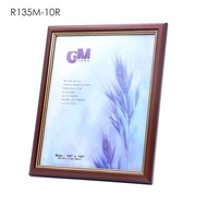 Brown Wooden Frame with Gold Lining | Photo Frame | A4 Certificate Frame | 4R - S8R