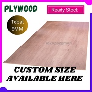 Papan Tebal Plywood Kayu Meja Besi Lipat Pasar Malam / 9MM Solid Plywood Ply Wood Sheet Night Market Table