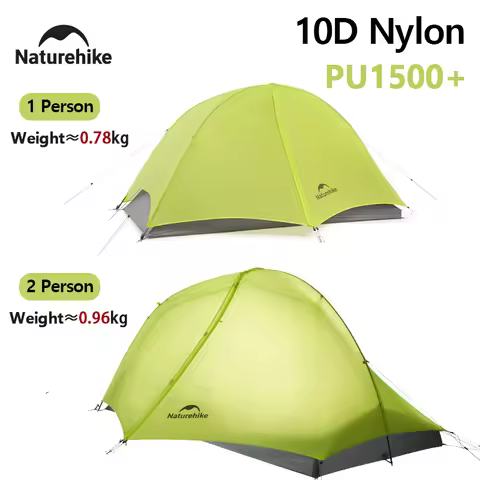 Naturehike Star Trail EXT 1 2 Tent Camping Outdoor Ultralight 10D Nylon Backpacking Tent Hiking Wate