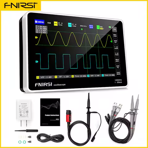 FNIRSI 1013D Touch Screen Digital Oscilloscope Dual Channel 100MHz