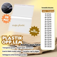 (DOUBLE SEAL THICK) OPP Plastic Glue 8x27/9x27/10x27/11x27/12x27/13x27/14x27 PLASTIC INVITATION BAKU