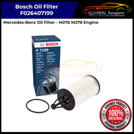 Bosch Oil Filter P7199 - Mercedes-Benz C E S M GL GLC GLE GLS CLS SL SLC Class / W166 W205 W212 W213