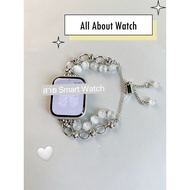 Watch Strap New Pearl Bracelet Can Be Used With Smart 9 8 7 6 5 4 3 2 1 Se Ultra And CD99 S9 HK9Pro 